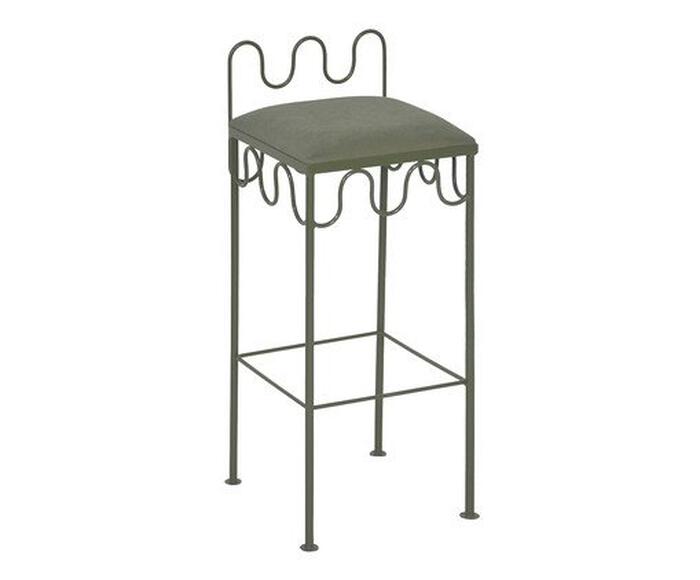 Banqueta Pop Indoor Ondas -  Verde Musgo - image 0