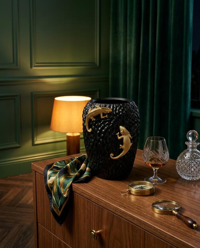 Vaso Decorativo Dourado image number 2