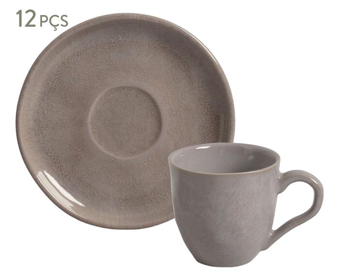 Jogo de X&iacute;caras para Caf&eacute; Bio Shimeji Cinza - image 0