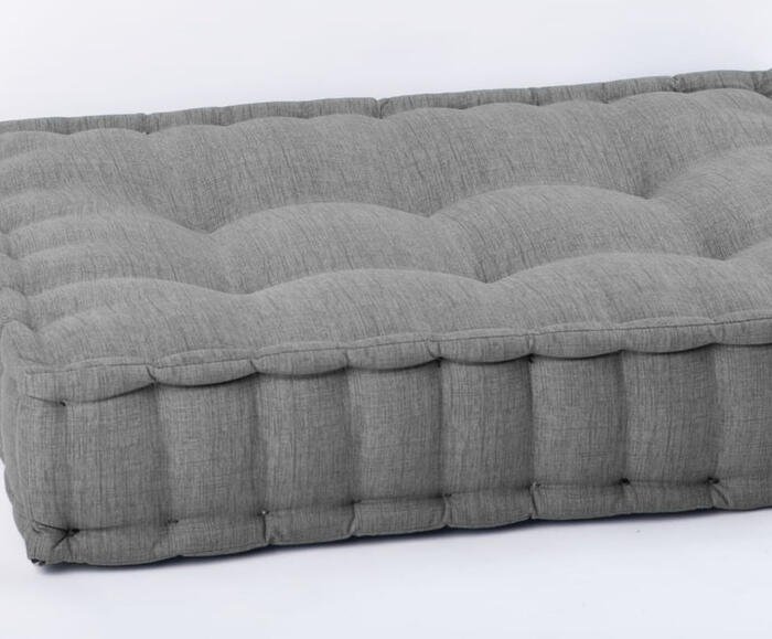 Futon Turco Impermeabilizado Cinza image number 1
