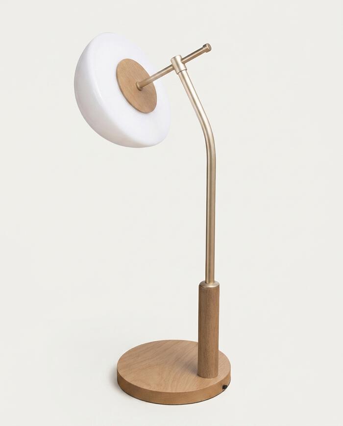 Abajur Flutum Dourado - image 1