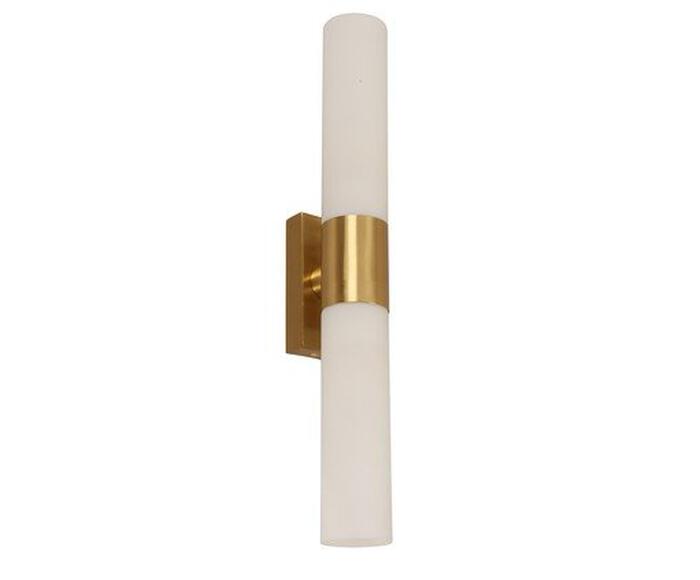 Arandela Colonne Branco e Dourado - image 0