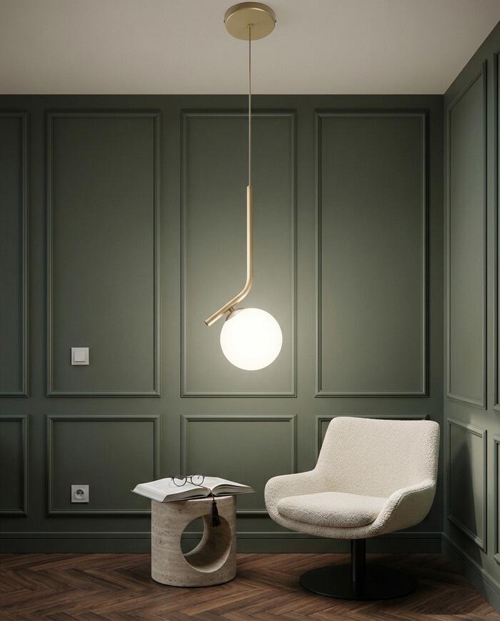 Pendente Globo Champagne Bivolt - image 1