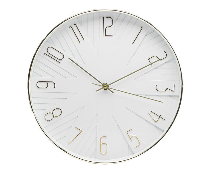 Rel&oacute;gio de Parede Modern Branco - image 0
