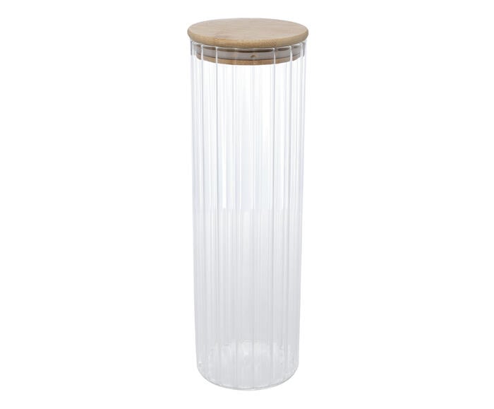 Porta-Mantimento com Tampa de Bambu - image 1
