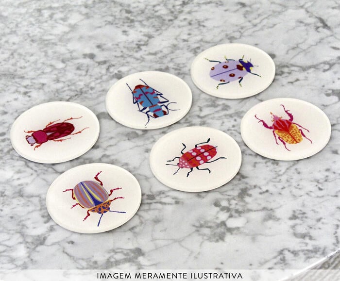 Jogo de Porta Copos Besouros - image 1