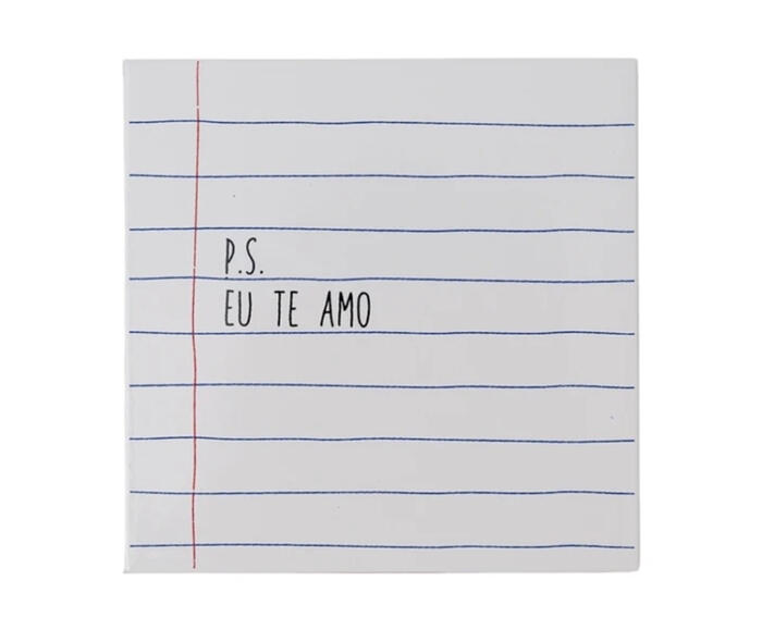 Azulejo Decorativo "P.S. Eu Te Amo" - image 0