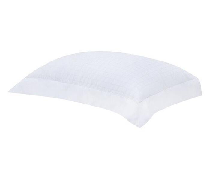 Fronha Damask Square com Abas Branco 300 Fios - image 0