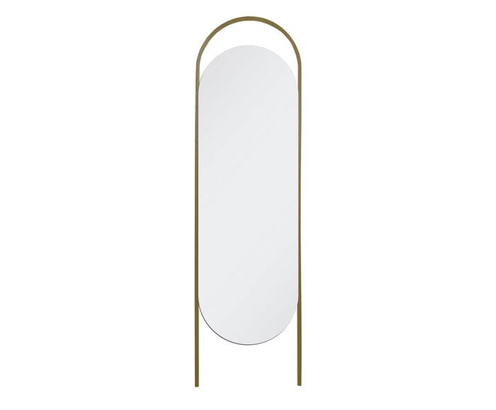 Espelho de Corpo Portal Fit Oblongo Dourado - image 0