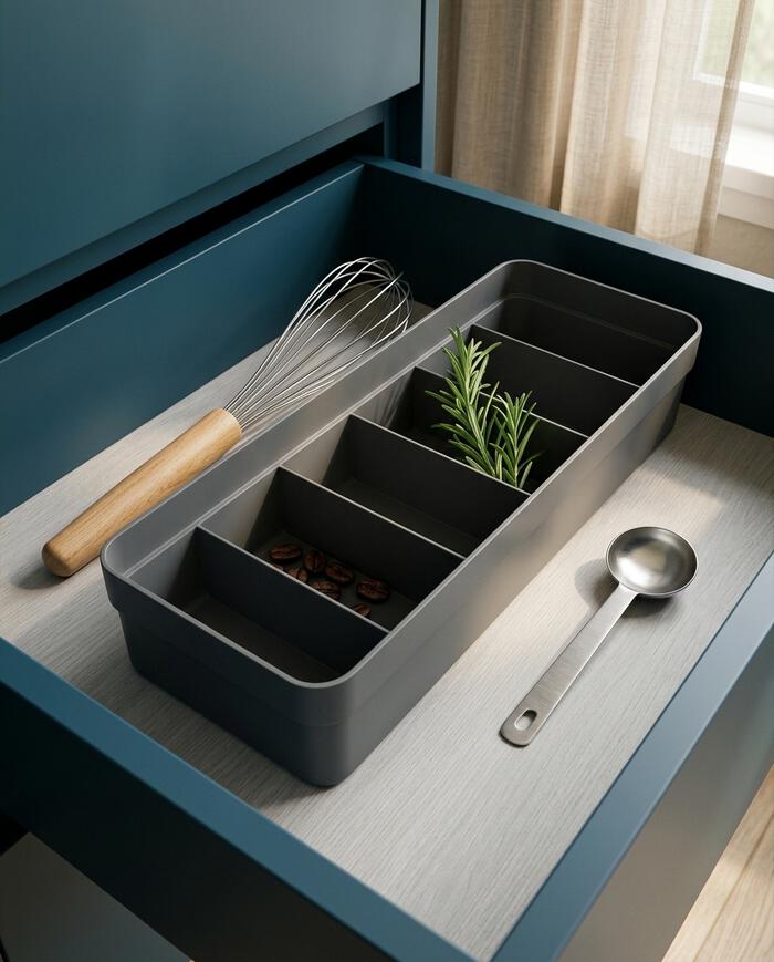 Organizador Colmeia Logic Cinza Escuro - image 1
