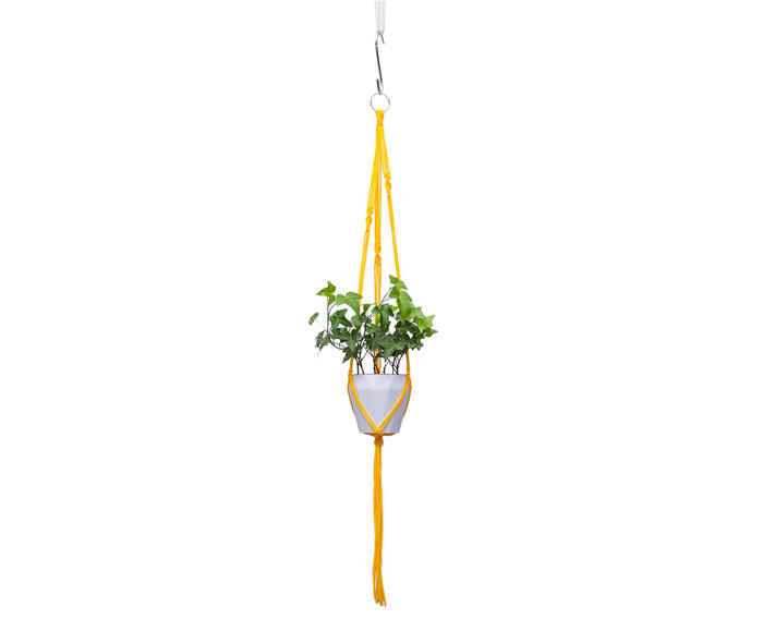 Hanger em Macram&ecirc; First Amarelo - image 0
