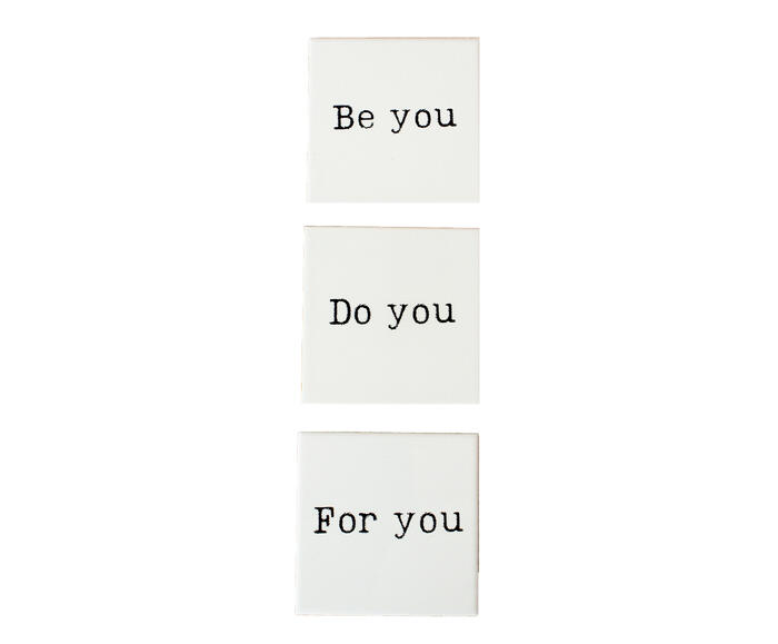 Jogo de Mini Azulejo Decorativo "Do Be For You" - image 0