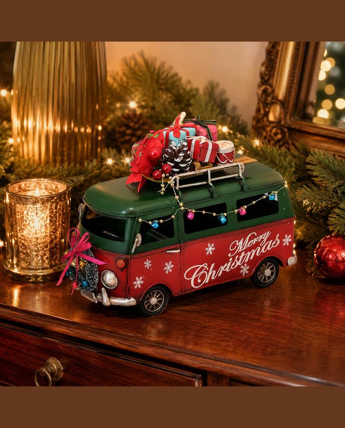 Kombi Natalina Decorativa Merry Christmas - image 1