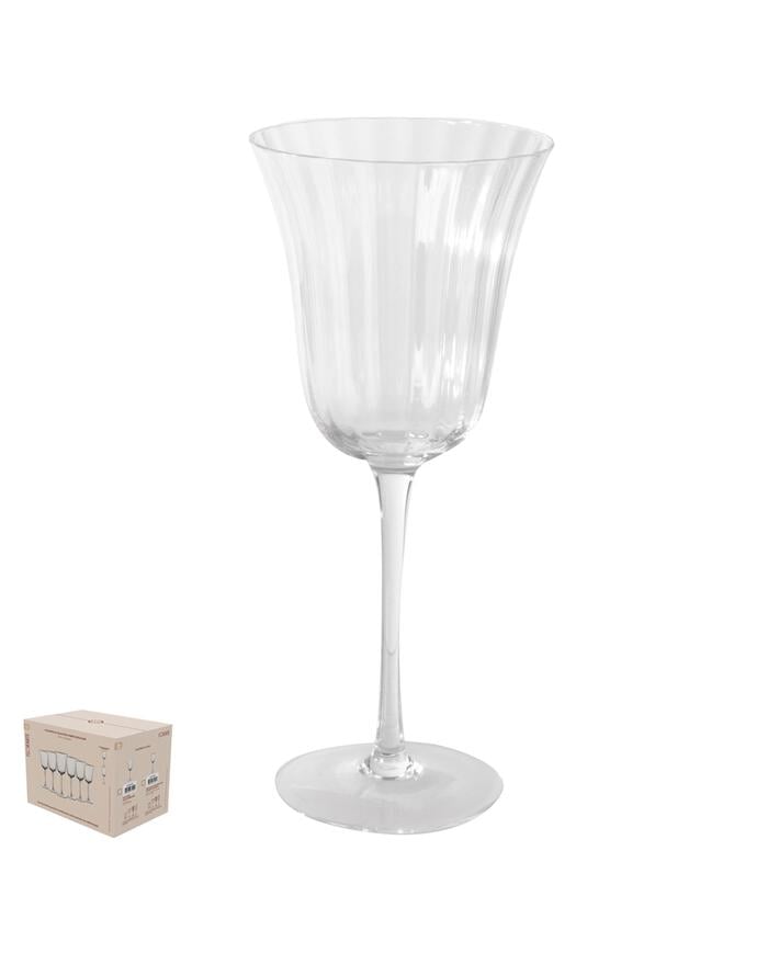 Jogo de Ta&ccedil;as para Vinho Cristalline Transparente image number 2