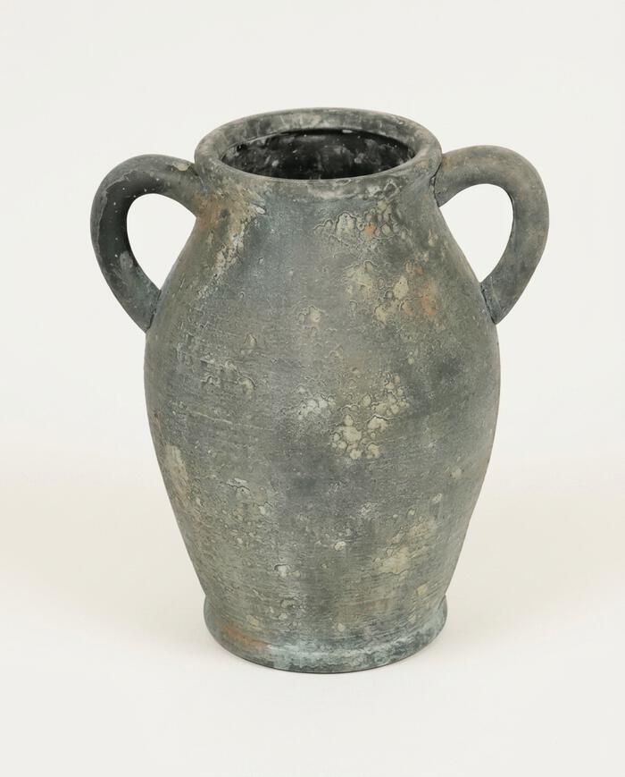 Vaso em Cer&acirc;mica Texturizada I Cinza - image 0