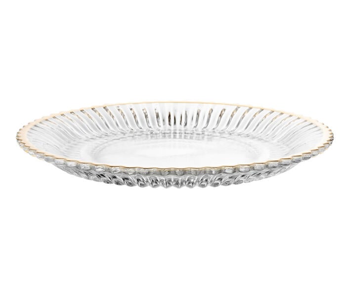 Prato para Sobremesa com Fio Dourado Imp&eacute;rio - image 1