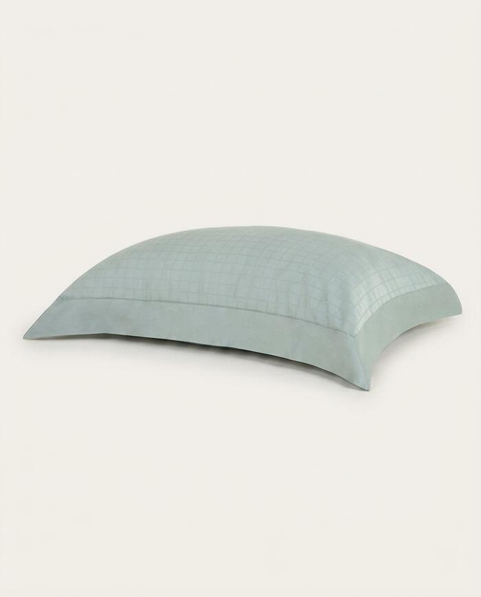 Fronha Damask Square Verde 300 Fios image number 0