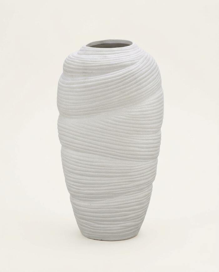 Vaso em Cer&acirc;mica Satete II - Off White - image 0