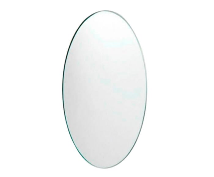 Espelho Lapidado Oval com Pendurador Grande - image 1