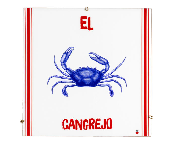 Quadro Azuleicha Avulso - Caranguejo - image 0