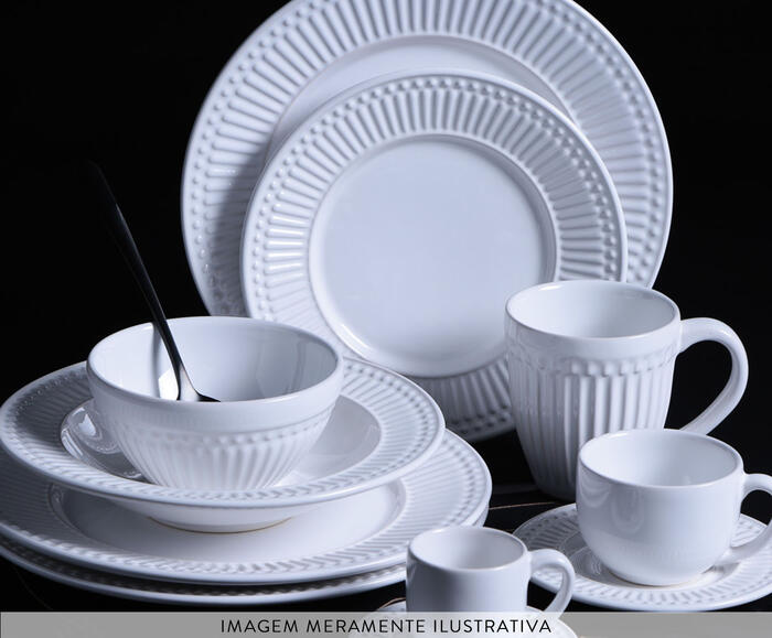 Aparelho de Jantar Roma Branco image number 3