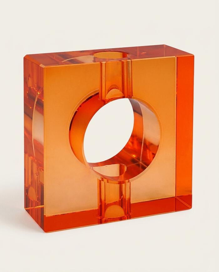 Vaso em Cristal Patracio Laranja image number 3