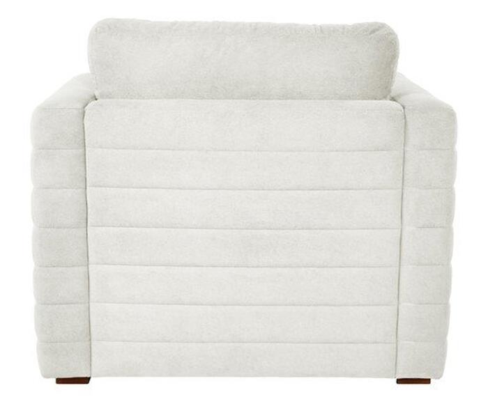 Poltrona com Puff Gom em Boucle aveludado image number 4