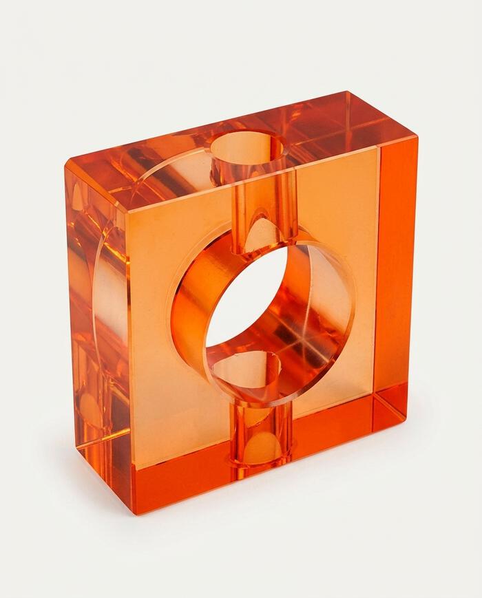 Vaso em Cristal Patracio Laranja image number 2