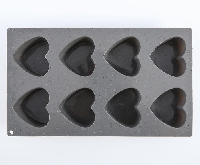 Forma de Muffin Heart - Cinza - image 1