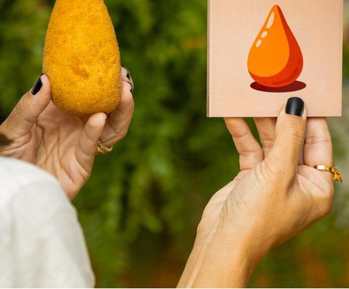 Mini Azulejo Decorativo Coxinha - image 1