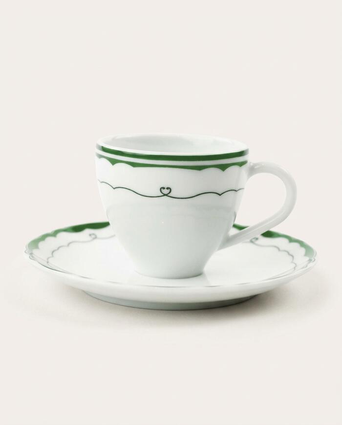 X&iacute;cara Caf&eacute; Cannes em Porcelana Verde - image 0