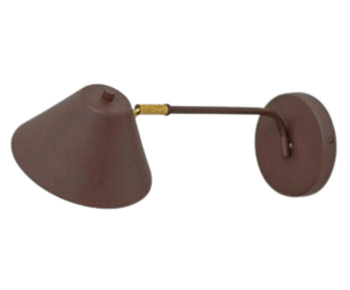 Arandela Bak Marrom Corten Bivolt - image 1