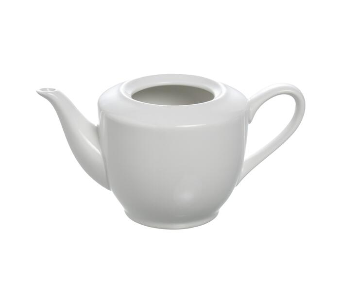 Mini bule Blanc em porcelana branco image number 2