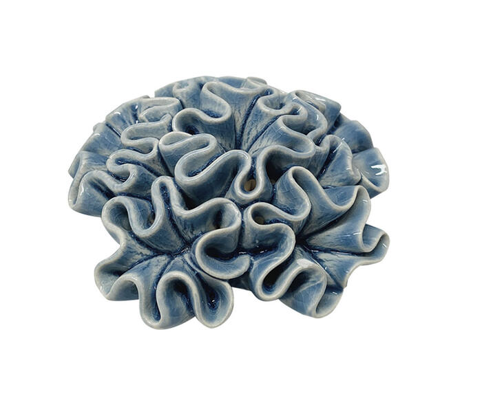 Coral Decorativo em Cer&acirc;mica Massif Azul - image 0