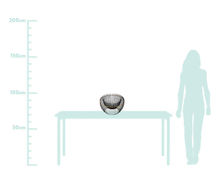 Fruteira de Mesa em Metal Toulun - Preta - image 1