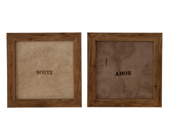 Jogo de Quadros "Sorte e Amor" Off-White e Fendi - image 0