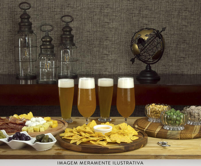 Jogo de Ta&ccedil;as para Cerveja Usak - Transparente image number 2