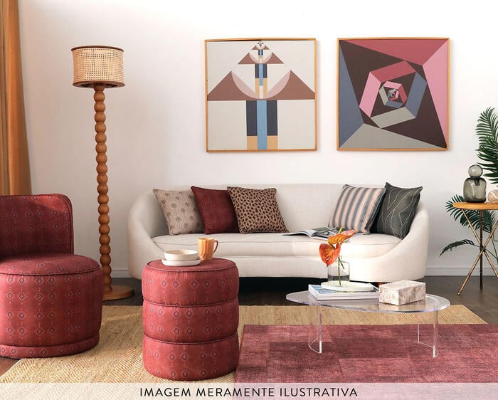 Pufe Estampado Gomos - image 1