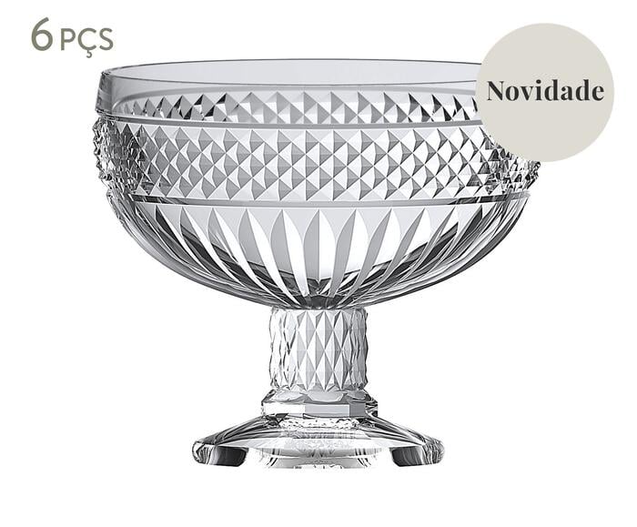 Jogo Ta&ccedil;as para Sobremesa Palace em Cristal - image 0