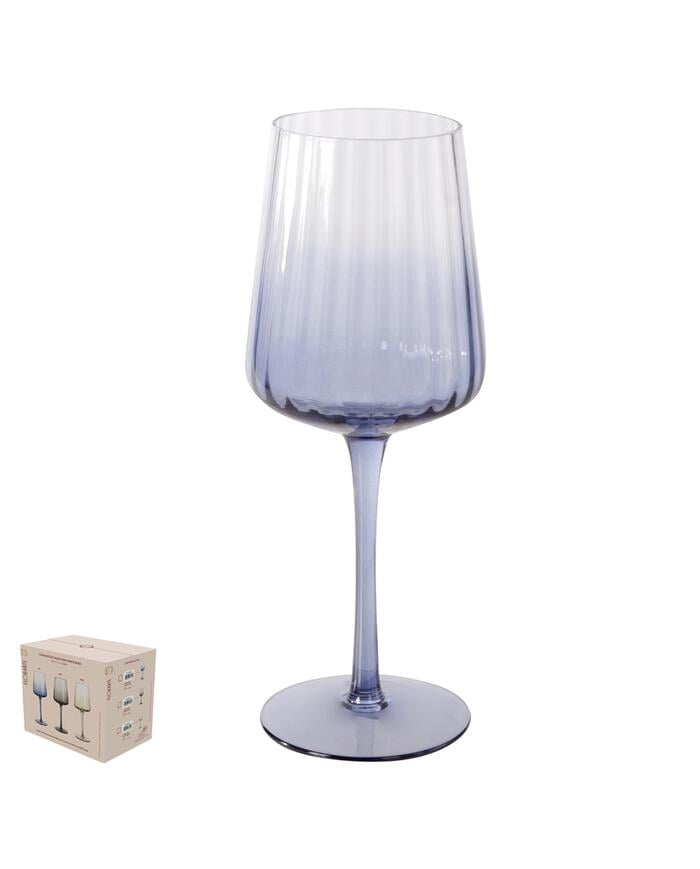 Jogo de Ta&ccedil;as para Vinho Musa Azul image number 2