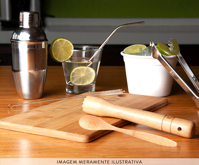 Jogo para Caipirinha em Bambu com Balde image number 6