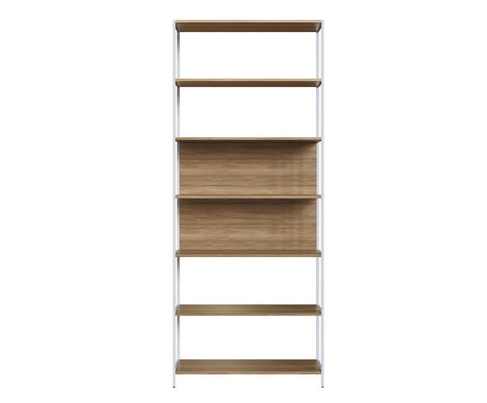 Estante Concept Home Office Nogal - Branco - image 0