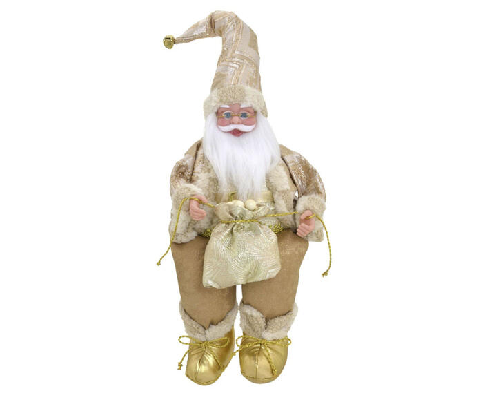 Papai Noel Decorativo Musical Branco I - image 0