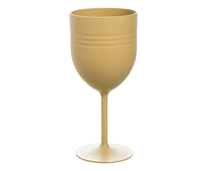 Ta&ccedil;a para vinho Defensa em fibra de trigo e bege - image 0