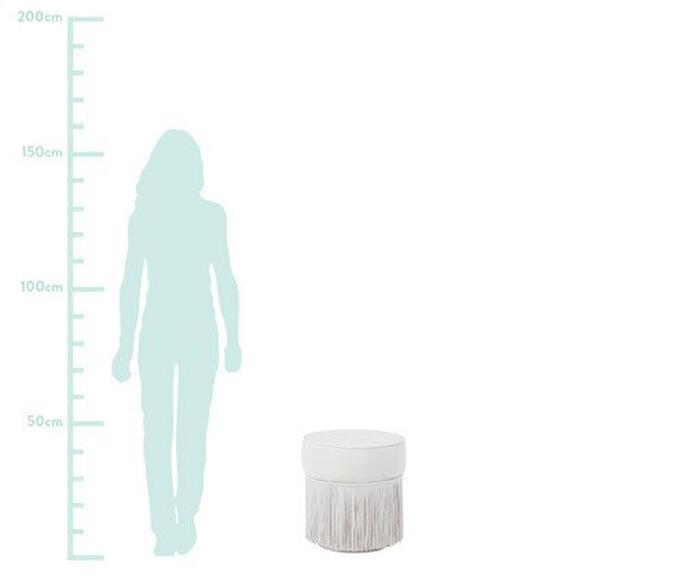 Puff Franja Simples - Off White image number 6