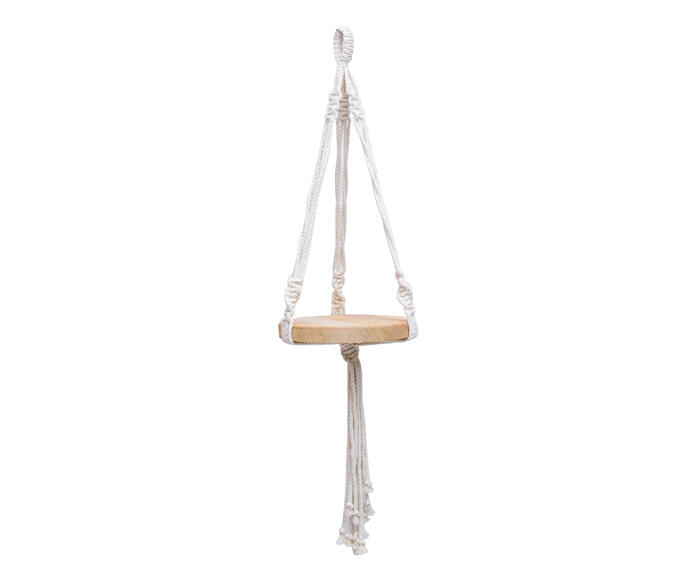 Hanger em Macram&ecirc; Shelf Plus Off White - image 0