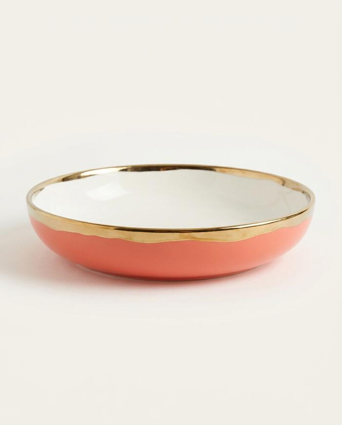 Bowl Summer Gaia com Borda Dourada - image 0