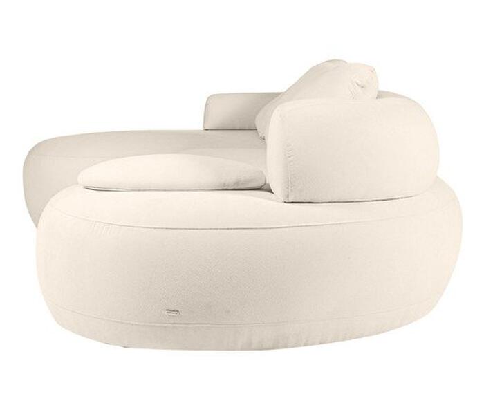Sof&aacute; Laguna by Elle - Chaise Esquerda Boucle Off White II image number 7