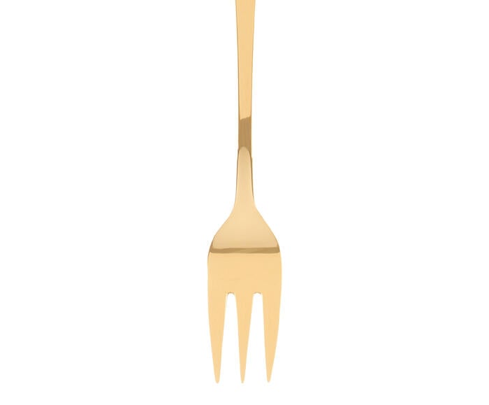 Jogo de Garfos para Bolo em Inox Berna - Dourado - image 1