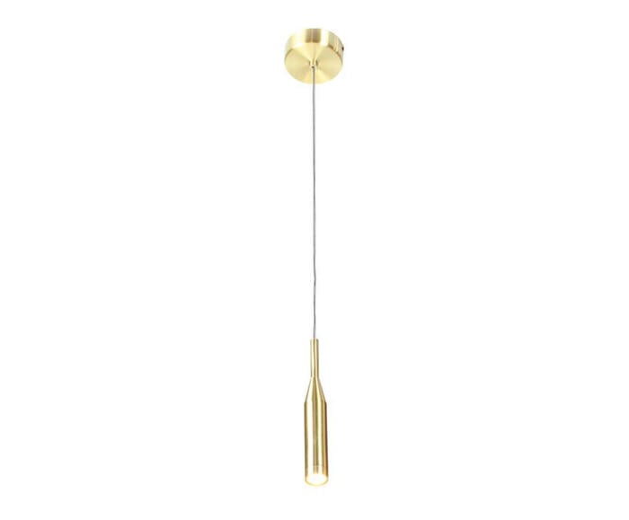 Pendente Led Set Dourado Escovado Bivolt - image 0